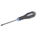 Bahco Standard Screwdriver PZ2 Tip 100 mm Blade Bi-Material Handle Alloy Steel Blade BE-8820