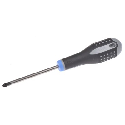 Bahco Standard Screwdriver PZ2 Tip 100 mm Blade Bi-Material Handle Alloy Steel Blade BE-8820