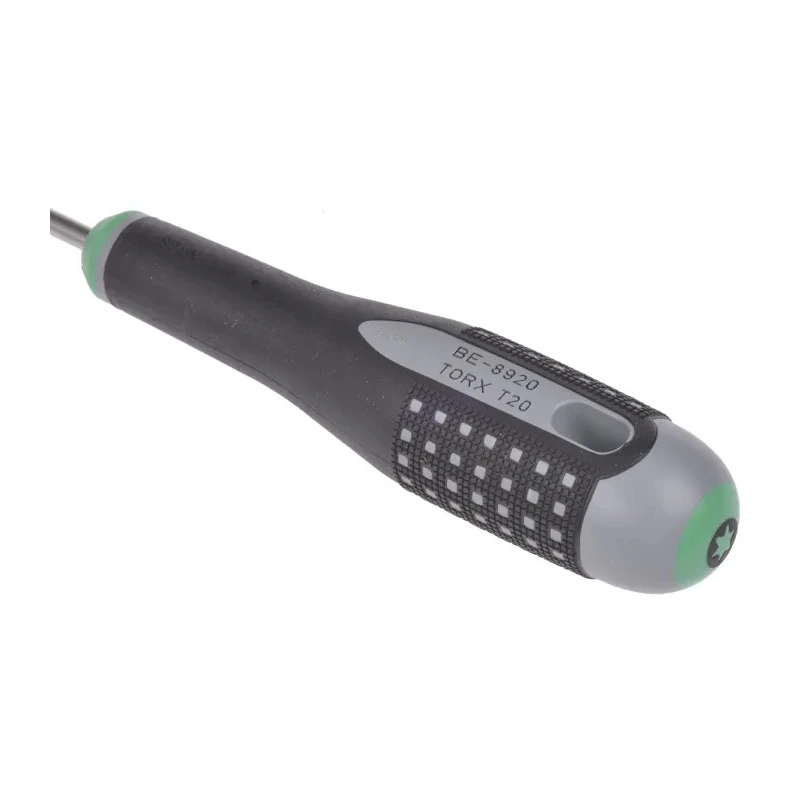Bahco Standard Screwdriver with T20 Tip, 100 mm Alloy Steel Blade, Bi-Material Handle, 222 mm Overall Length BE-8920