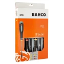 Bahco Phillips and Slotted Standard Screwdriver Set, 6-Piece, Ergonomic, Black Oxide Tips BE-9881