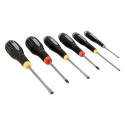 Bahco Phillips and Slotted Standard Screwdriver Set, 6-Piece, Ergonomic, Black Oxide Tips BE-9881