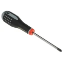 Bahco Phillips and Slotted Standard Screwdriver Set, 6-Piece, Ergonomic, Black Oxide Tips BE-9881