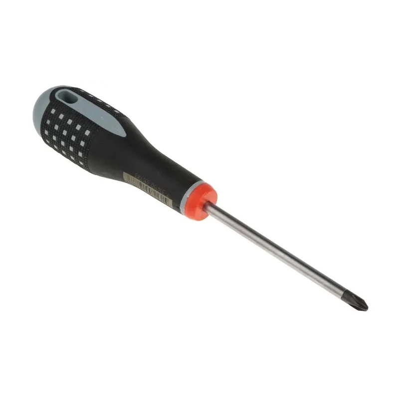 Bahco Phillips and Slotted Standard Screwdriver Set, 6-Piece, Ergonomic, Black Oxide Tips BE-9881
