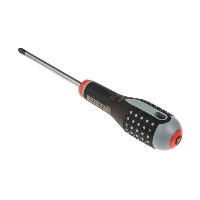 Bahco Phillips and Slotted Standard Screwdriver Set, 6-Piece, Ergonomic, Black Oxide Tips BE-9881