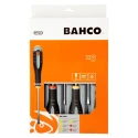 Bahco Phillips and Slotted Standard Screwdriver Set, 6-Piece, Ergonomic, Black Oxide Tips BE-9881