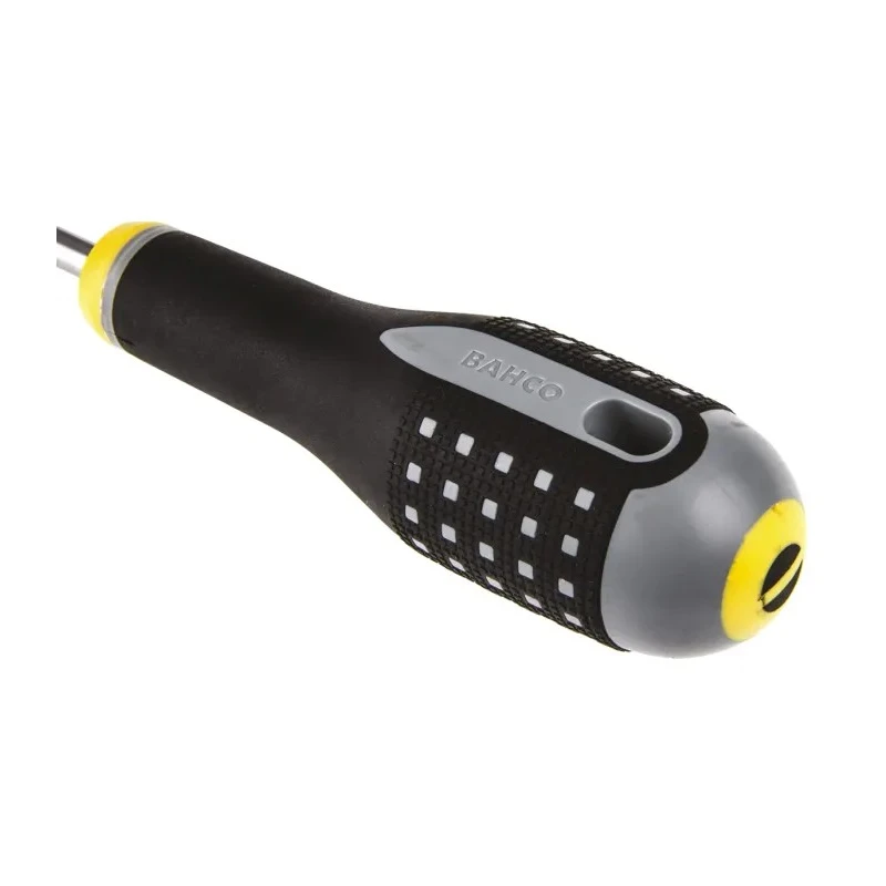Bahco Pozidriv Standard Screwdriver Set, 6-Piece with Slotted 0.5 to 1.2 mm and Pozidriv PZ1, PZ2 Tips BE-9882