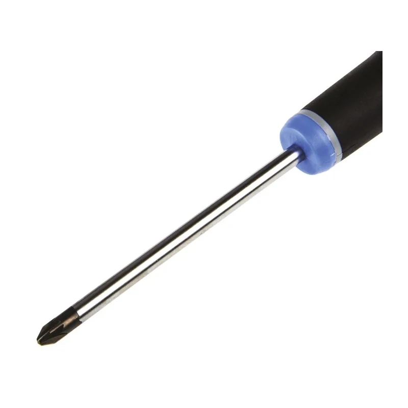 Bahco Pozidriv Standard Screwdriver Set, 6-Piece with Slotted 0.5 to 1.2 mm and Pozidriv PZ1, PZ2 Tips BE-9882