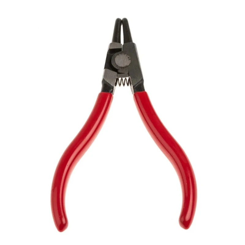 RS PRO Chrome Molybdenum Steel External Circlip Plier with PVC Handle, Bent Jaw 38mm, Overall Length 125mm 541-6848