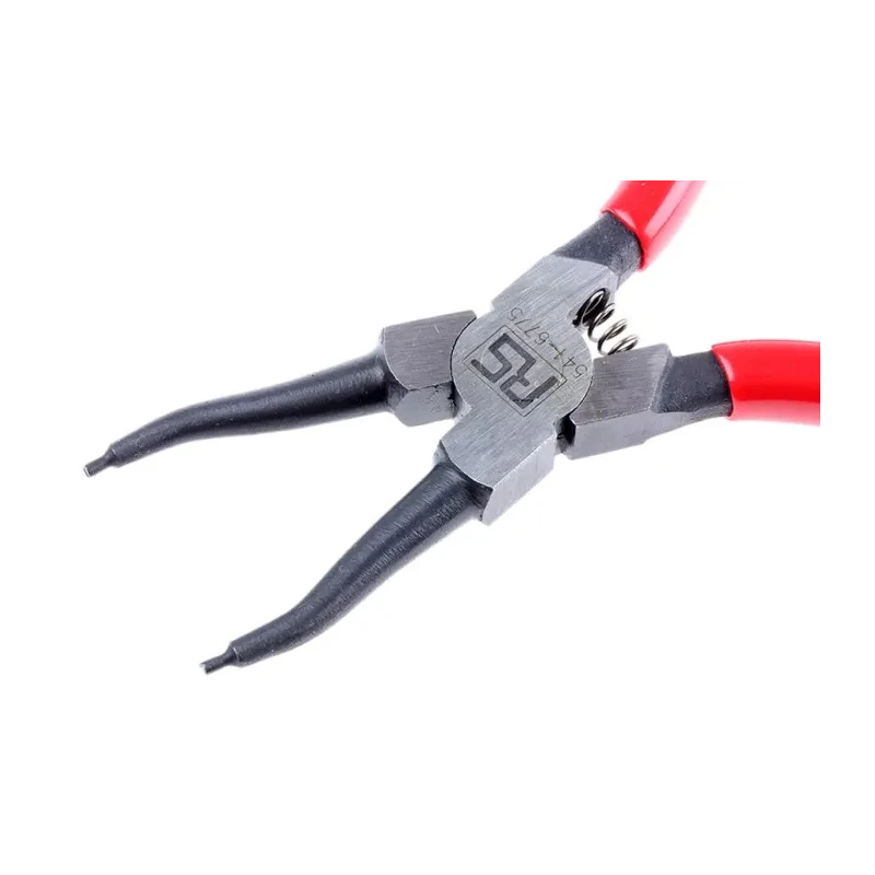 RS PRO Internal Circlip Plier 175mm Overall Length Chrome Molybdenum Steel Black Finish 541-6775