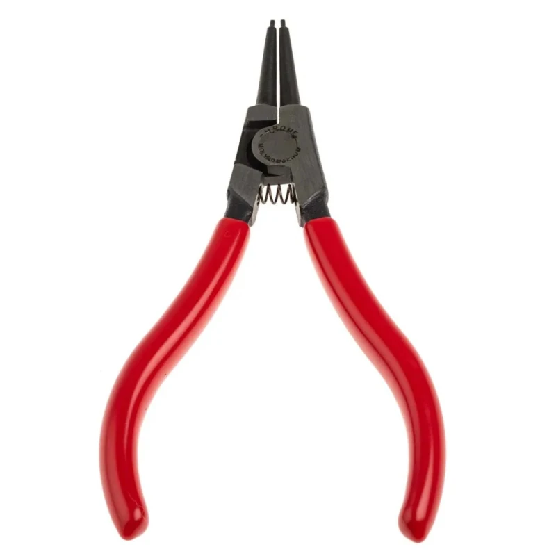 RS PRO 1-Piece Circlip Plier 135mm Overall Length 45mm Jaw Straight Bent Jaw Style 10 To 25 mm Circlip Size Range 541-6860