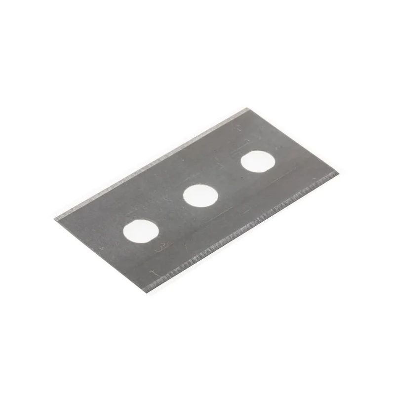 NEUTRAL Carbon Steel Flat Safety Knife Blade 48.2 x 22 mm 0.3 mm Thickness 10 Pieces 541-6624