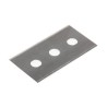 NEUTRAL Carbon Steel Flat Safety Knife Blade 48.2 x 22 mm 0.3 mm Thickness 10 Pieces 541-6624