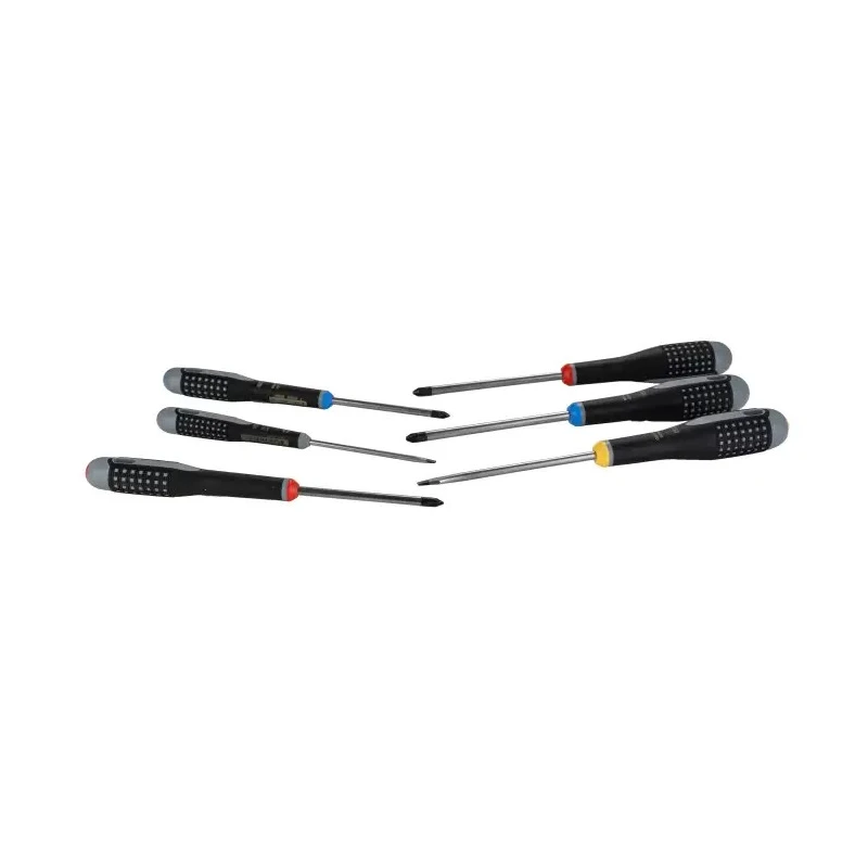 Bahco Phillips, Pozidriv, Slotted Standard Screwdriver Set, 6-Piece BE-9886