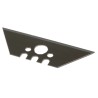 RS PRO Carbon Steel Flat Safety Knife Blade 0.6mm Thickness 10 Pieces Heavy Duty 541-6646