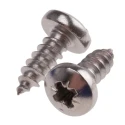 RS PRO Stainless Steel Pan Head Plain Finish Pozidriv Drive Self-Tapping Screw Thread Size 10 Length 13mm 522-1498