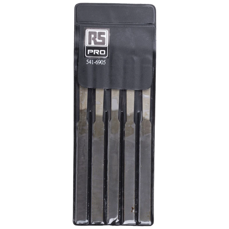 RS PRO Needle File Flat 146 mm, Pack of 5, Without Handle 541-6905