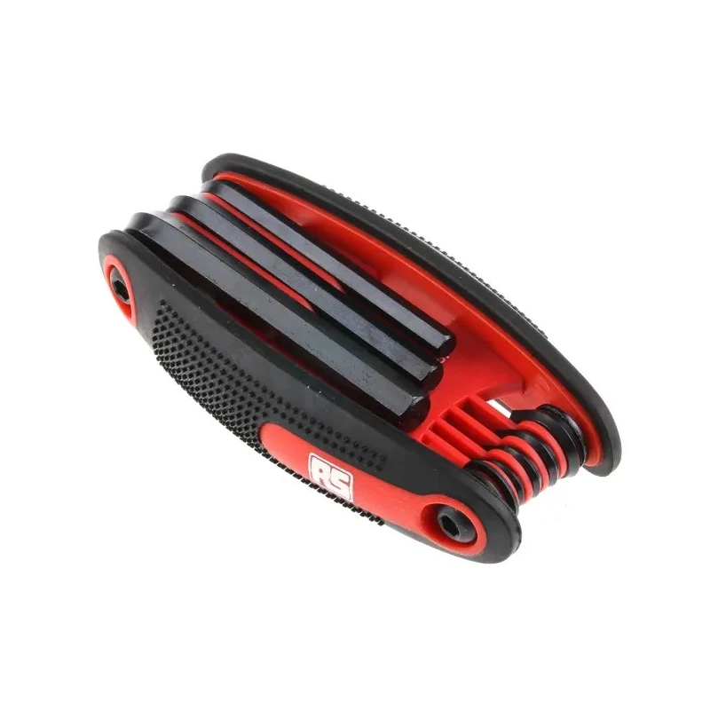 RS PRO 16 Piece L Metric Hex Key Set, Hex Ball End, Size 1.5 to 10 mm, Alloy Steel, Chrome Finish 542-3492