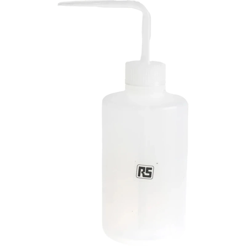 RS PRO Squeeze Bottle 225ml Polypropylene Translucent Non-Conductive Fluid Dispenser 548-4289