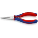 Knipex Long Nose Plier 145mm Overall Length, 40mm Jaw Width, Chrome Steel, Mirror Polished, Model 35 52 145