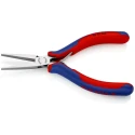 Knipex Long Nose Plier 145mm Overall Length, 40mm Jaw Width, Chrome Steel, Mirror Polished, Model 35 52 145