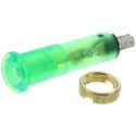 Schneider Electric Panel Mount Indicator Pilot Light Flush Mount 24V 18mA Green LED Round 8.2mm Cutout Harmony Series XVLA233