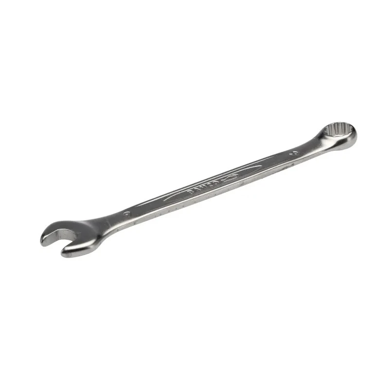 Bahco Combination Spanner Metric Size 9 mm, Chrome Finish, Alloy Steel, 136mm Overall Length 111M-9