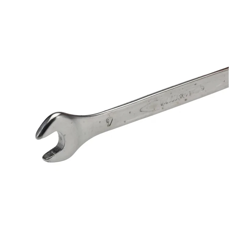 Bahco Combination Spanner Metric Size 9 mm, Chrome Finish, Alloy Steel, 136mm Overall Length 111M-9