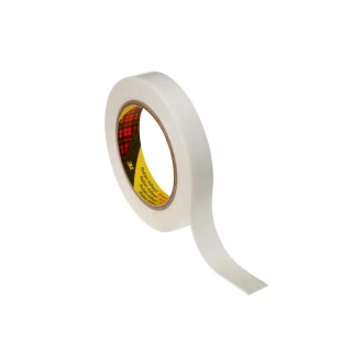 3M High-Density White Polyethylene Foam Tape, Rubber Adhesive, 19mm Width, 66m Length, 1.1mm Thickness 3M 9536 19mm x 66m