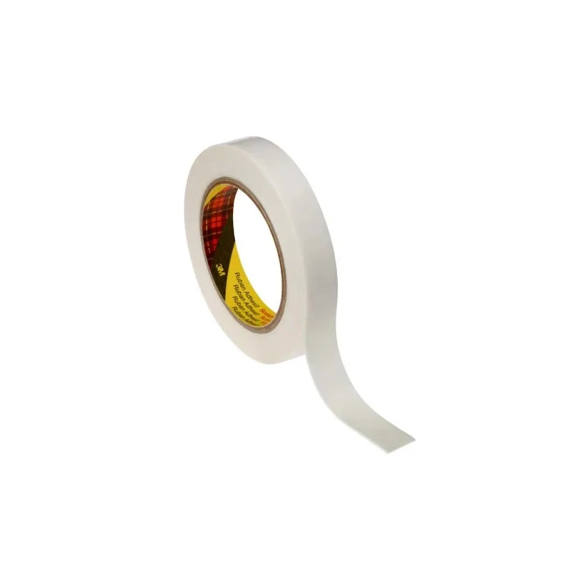3M High-Density White Polyethylene Foam Tape, Rubber Adhesive, 19mm Width, 66m Length, 1.1mm Thickness 3M 9536 19mm x 66m