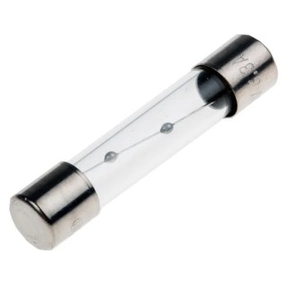 RS PRO 6.25A T Glass Cartridge Fuse, 6.3 x 32 mm, 250V AC 611-0298