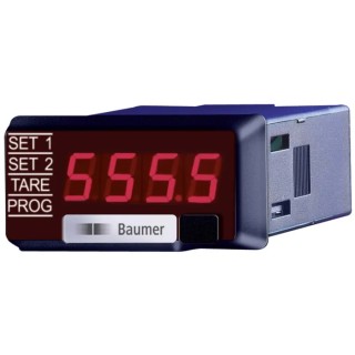 Baumer Digital Panel Multifunction Meter PA220 LED Display for AC Current, 22.2 mm x 45 mm PA220