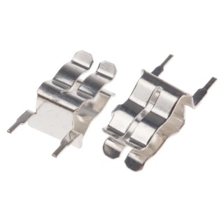 RS PRO PCB Mount Fuse Holder 6.3A Current Rating 250V AC Phosphor Bronze Body 611-9302