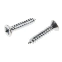 RS PRO Bright Zinc Steel Countersunk Head Self-Tapping Screw 19 mm Thread Size 6 546-5496