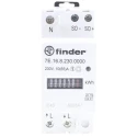 Finder 1 Phase Mechanical Energy Meter DIN Rail Assembly 7-Digit Display, Pulse Output 7E.16.8.230.0010