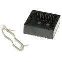 E-TEC 2.54 mm Pitch 44 Way Surface PLCC IC Socket PLP-044-N110-99-HCP-044