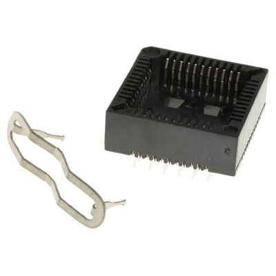 E-TEC 2.54 mm Pitch 44 Way Surface PLCC IC Socket PLP-044-N110-99-HCP-044