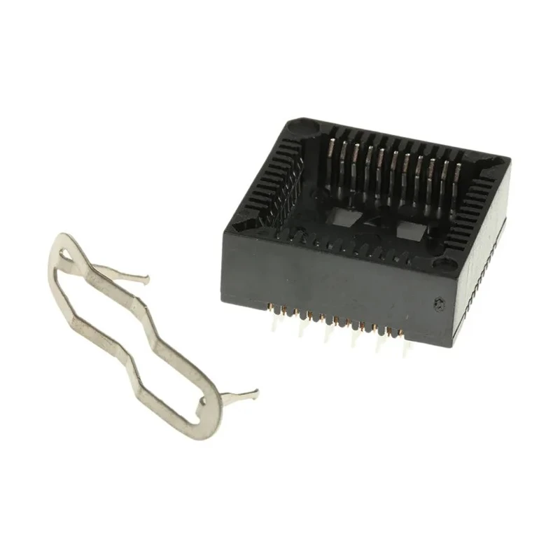 E-TEC 2.54 mm Pitch 44 Way Surface PLCC IC Socket PLP-044-N110-99-HCP-044