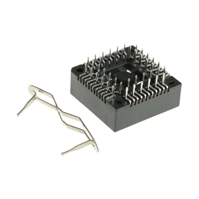 E-TEC 2.54 mm Pitch 44 Way Surface PLCC IC Socket PLP-044-N110-99-HCP-044