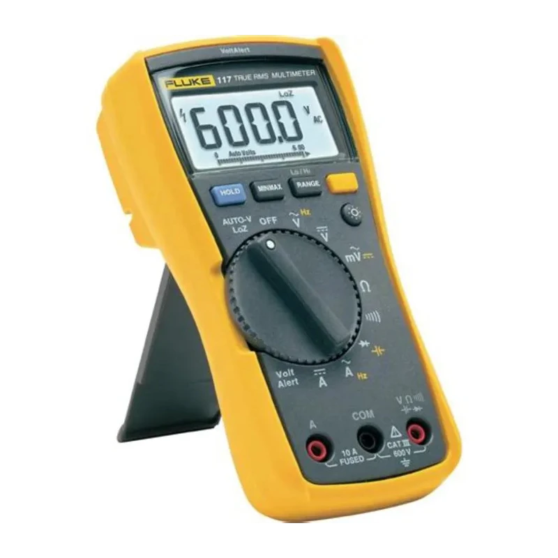 Fluke Handheld Digital Multimeter True RMS, 10 A AC, 10 A DC, 600 V AC FLUKE 117 EUR