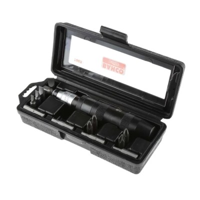 Bahco 15 Piece Hexagon Phillips Slotted Impact Screwdriver & Bit Set 7865