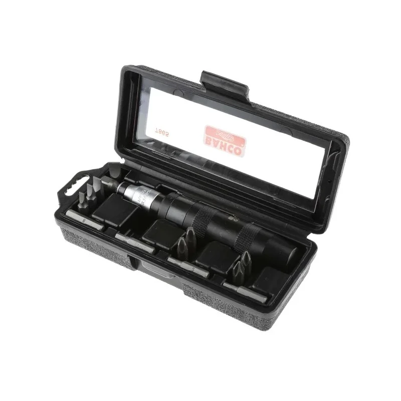 Bahco 15 Piece Hexagon Phillips Slotted Impact Screwdriver & Bit Set 7865