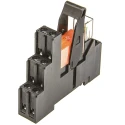 TE Connectivity Electromechanical Interface Relay, DIN Rail Mount, 24V AC Coil, DPDT, 8A Switching RT4S4R24 2-1415073-1
