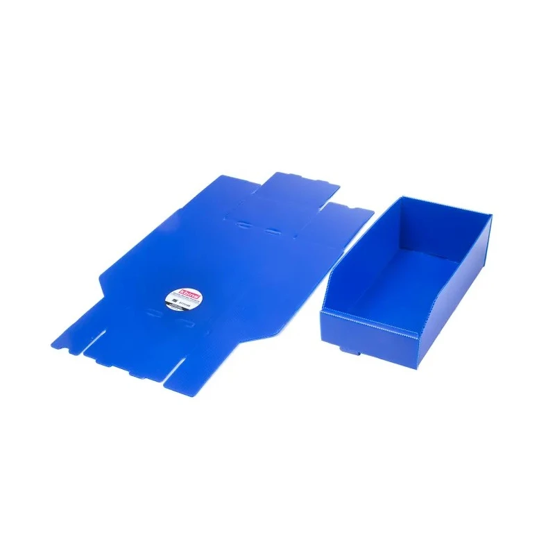 RS PRO Polypropylene Storage Bin 300 mm x 150 mm x 100 mm Blue 617-3198