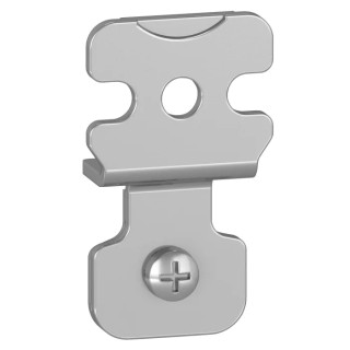 Schneider Electric PanelSeT Accessoires Series Zinc Plated Steel Wall Bracket 100mm x 100mm NSYPFCR
