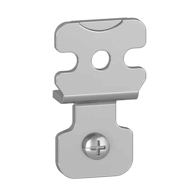 Schneider Electric PanelSeT Accessoires Series Zinc Plated Steel Wall Bracket 100mm x 100mm NSYPFCR