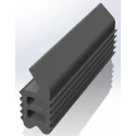 RS PRO Black Ethylene Propylene Diene Monomer Edging Strip, 20 m 619-1663