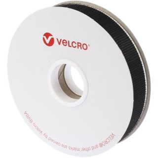 Velcro Black Hook Tape 20mm x 5m Water Based Acrylic Polymer Adhesive PS-18 EB88020330118264