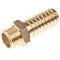 Nito Brass Hose Connector 19.05 mm Inside Diameter 1/2 in BSP Male Thread 2666NA4