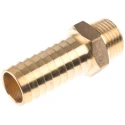 Nito Brass Hose Connector 19.05 mm Inside Diameter 1/2 in BSP Male Thread 2666NA4