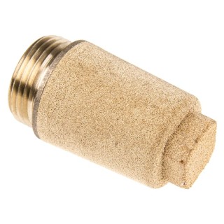 Legris Sintered Bronze Pneumatic Silencer 3/4 in G Threaded Male 12 bar Max Pressure 150°C Max Operating 619-2098